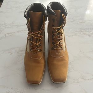 Vintage Timberland Wedge Boots. Size 8.5